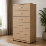 Elegant Wooden Drawer – 6 Drawers - Chest of Six Drawers - Image 2