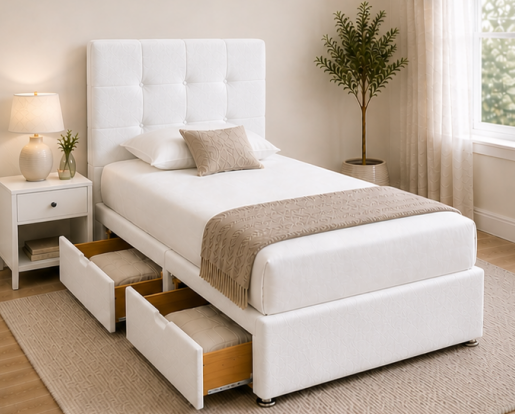6 Divan Bed – Classic & Durable Style - Image 1