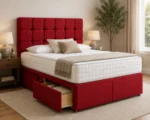 Durable Double Divan Bed Frame – Strong & Modern Furniture - Stylish Double Divan Bed – Soft Upholstered Luxury Design