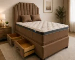 Double Divan Bed with Long Lasting Frame - Double Bed with Mattress - Image 2