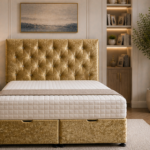 Super King Ottoman Bed with Lift-Up Storage Base