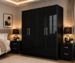 4 Door Wardrobe - High Quality 4 Door Wardrobe – Wooden 4 Door Wardrobe - Image 3