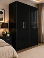 4 Door Wardrobe - High Quality 4 Door Wardrobe – Wooden 4 Door Wardrobe - Image 2