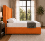 Luxury Bedroom - Winged King Size Bed - Modern Living Winged Bed Frame - Image 3