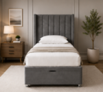 Panel Winged Single Bed - Space Saving Winged Single Bed - Image 2