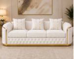 Stylish Soft Upholstery Sofa - 3-Seater Sofa – Modern Premium Designer Sofa - Sofa 3 Seater - Image 2