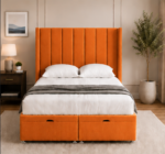 Luxury Bedroom - Winged King Size Bed - Modern Living Winged Bed Frame
