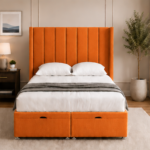 Luxury Bedroom - Winged King Size Bed - Modern Living Winged Bed Frame