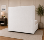 Luxury Winged Super King Size Bed - Premium Velvet Upholstered - Image 5