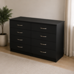 Chest of Drawers 4/4 – Modern Large Drawer Chest for Bedroom Storage -  Luxury Wooden Drawer Cabinet for Modern Homes