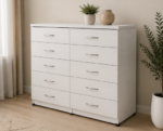 Chest of 5+5 Drawers - Stylish Drawer Storage - Modern Large Storage - Image 3