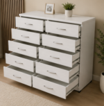 Chest of 5+5 Drawers - Stylish Drawer Storage - Modern Large Storage