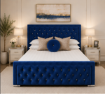Hilton Double Bed – Premium Contemporary Bed - Comfortable Fabric Upholstered Bed - Image 2