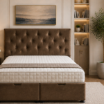 Contemporary Double Ottoman Storage Bed