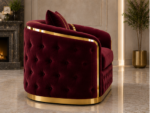 Madrid 1-Seater Sofa - 1-Seater Sofa - Madrid Sofa 1 Place – Comfortable Soft Fabric Lounge - Image 4