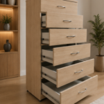 Elegant Wooden Drawer – 6 Drawers - Chest of Six Drawers