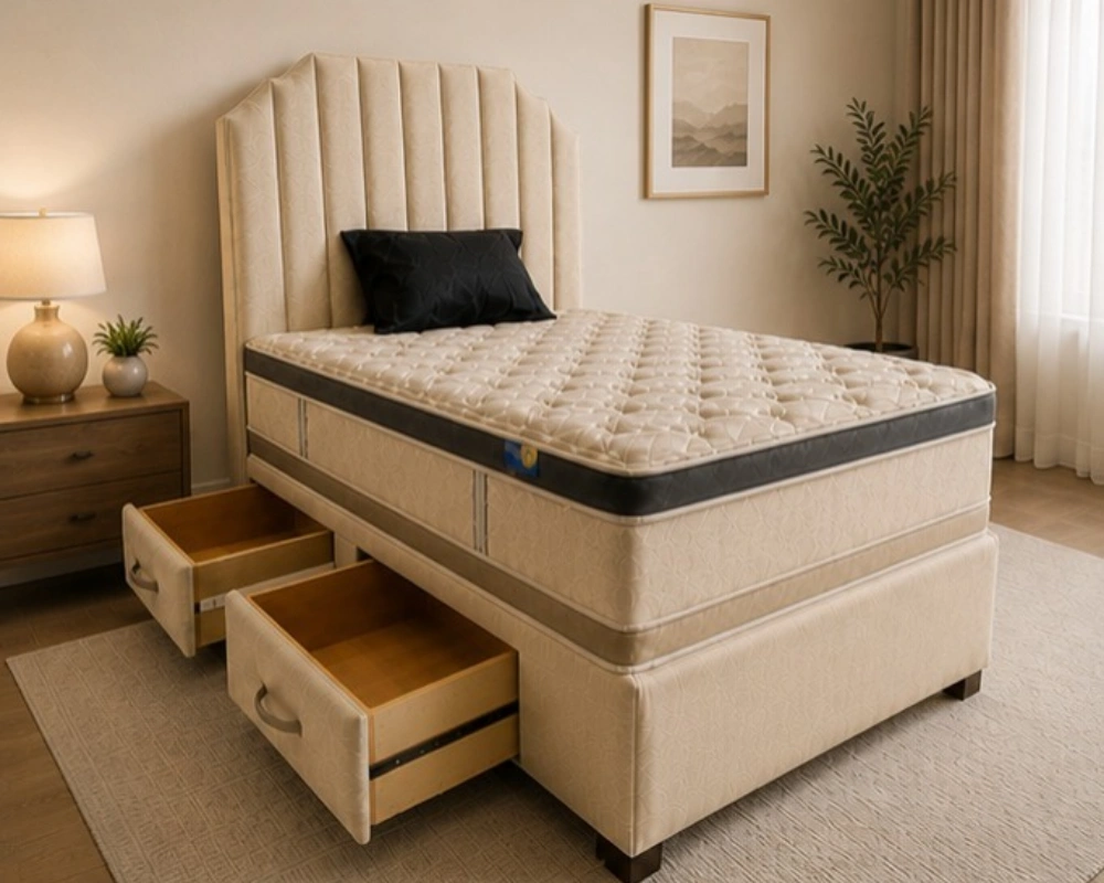 7 Modern Divan Bed with Built In Storage King Size Divan Bed with Premium Finish - Image 1