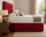 Durable Double Divan Bed Frame – Strong & Modern Furniture - Stylish Double Divan Bed – Soft Upholstered Luxury Design - Image 3