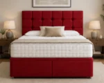 Durable Double Divan Bed Frame – Strong & Modern Furniture - Stylish Double Divan Bed – Soft Upholstered Luxury Design - Image 2