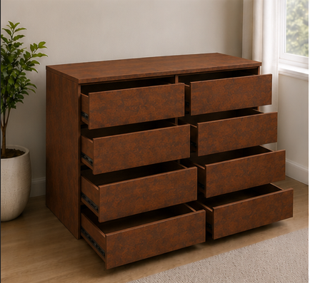 744 Chest of 4 Drawers – Elegant Designer Bedroom Chest - Chest of 4+4 Drawers - Image 1
