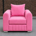 1 Seater Sofa - Pink Dylan Sofa - One Seater Sofa