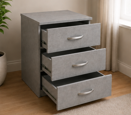 76578546 Two sides Table - 2 Bedside Tables – Stylish Large Nightstand Sets – Premium Bedroom - Image 1