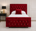 Single Bed Frame-Stylish & Comfortable - Hilton Single Bed – Modern Upholstered Bed
