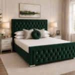 King Size Bed – Hilton King Size Bed – Beige Comfortable Modern Bed