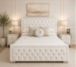 Hilton Double Bed – Modern Designer Bedroom Bed - Double Bed - Image 2