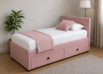 Premium Divan Bed with 2 Drawers - Single Bed