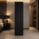 Premium 5 Door Wooden Wardrobe - Space Saver 5 Door Wardrobe with 4 Drawers - Image 4