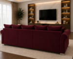 Five Seater Sofa - Harrison Stylish Lounge Corner Sofa – Family Size - Image 4