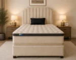 Double Divan Bed with Premium Fabric - Bed Base with Storage - Image 4