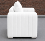 Modern 1 Seater Sofa - White 1 Seater Sofa - Image 4