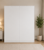 Wooden 4 Door Wardrobe – Classic & Elegant Finish - Image 5