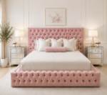 Ambassador Fabric Super King Bed Frame - Image 2
