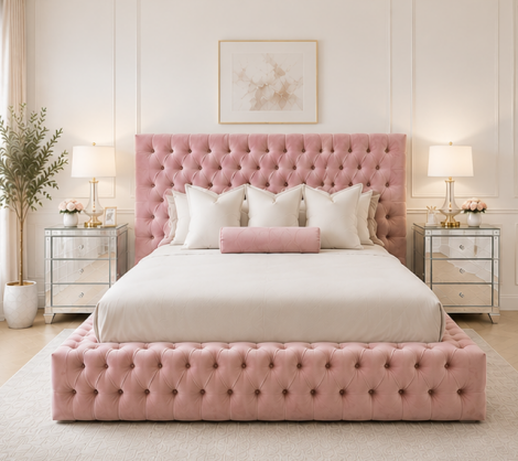 9 Modern King Size Bed - Ambassador Classic King Size Bed - Image 1