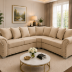 Harrison Premium Family Sofa – Large Corner L Shape Sofa - 5 Seater Sofa