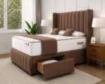 King Size Divan Bed with Elegant Storage Design - Image 3