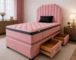 Double Divan Bed Base with Storage Features