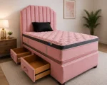 Double Divan Bed Base with Storage Features - Image 2