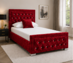 Single Bed Frame-Stylish & Comfortable - Hilton Single Bed – Modern Upholstered Bed - Image 2