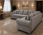 Ashwin Corner Lounge Sofa – Elegant 5 Seater - Image 2