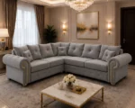Ashwin Corner Lounge Sofa – Elegant 5 Seater