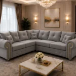 Ashwin Corner Lounge Sofa – Elegant 5 Seater