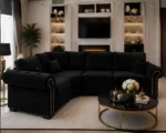 4 Seater Corner Sofa - Ashwin Stylish L Shape Sofa - Four Seater Sofa - Image 2