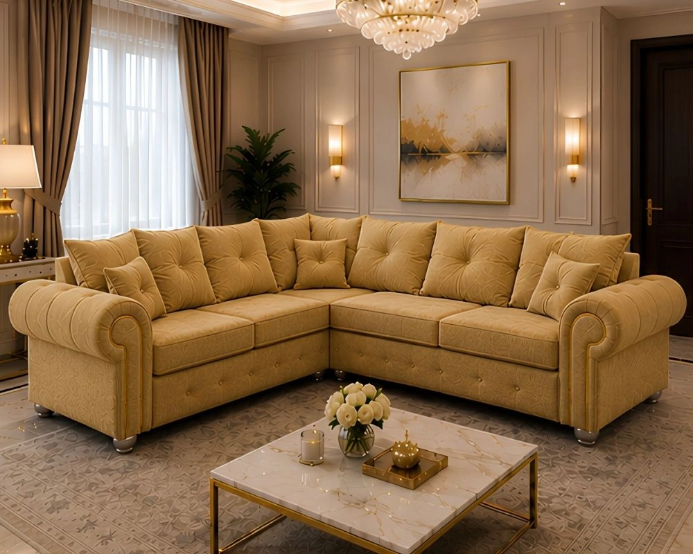 Ashwin Designer Living Sofa Ashwin Premium Family Sofa – Large Corner Design - Image 1