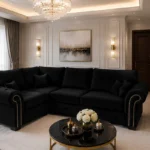 4 Seater Corner Sofa - Ashwin Stylish L Shape Sofa - Four Seater Sofa