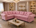 Ashwin L Shape Sofa – Premium 5 Seater Sofa - Ashwin 5 Seater Sofa - Image 2