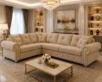Stylish L Shape 5 Seater Sofa - Ashwin Family Corner Sofa – Premium 5 Seater - Image 2